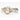 roamer allegra ladies two tone mop dial bracelet watch