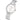 lorus quartz gents stainless steel white dial bracelet watch