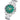 lorus solar chronograph gents stainless steel green dial bracelet watch