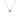 ted baker florita: crystal flower pendant necklace silver tone, clear crystal