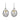 Sterling Silver Oval Celtic Trinity Knot Earrings | Celtic Designs