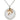 Silver Round Disc with Gold Shamrock Pendant | House of Lor