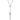 Silver Gold Drop Oval Disc Pendant | House of Lor