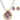 Pink Amethyst Pendant and Earrings Gift Set