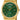 Casio Vintage Compact Green Face Gold Watch | MTP-B146G-3AVEF