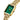 Rosefield Octagon XS Emerald Gold Watch | OEGSG-O79