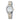 lorus quartz ladies two tone white dial bracelet watch