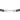 sector ceramic bracelet black ceramic & screw 22cm