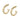 morellato 18k gold plated onda earrings stainless steel hoop gold plated �3.1cm